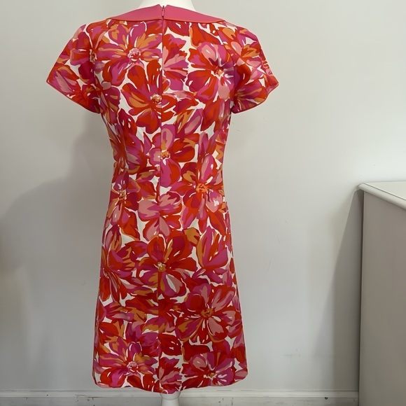TAHARI ASL Floral Midi Dress – Size 4 - Picture 2 of 7